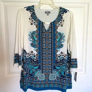 JM Collection Tunic Top - Petite
